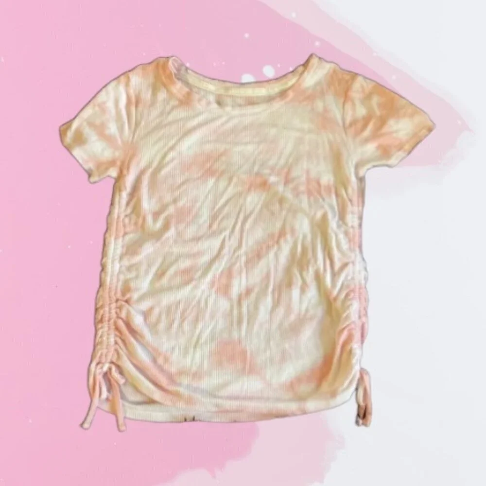 Justice Tie Dye Short Sleeve Top